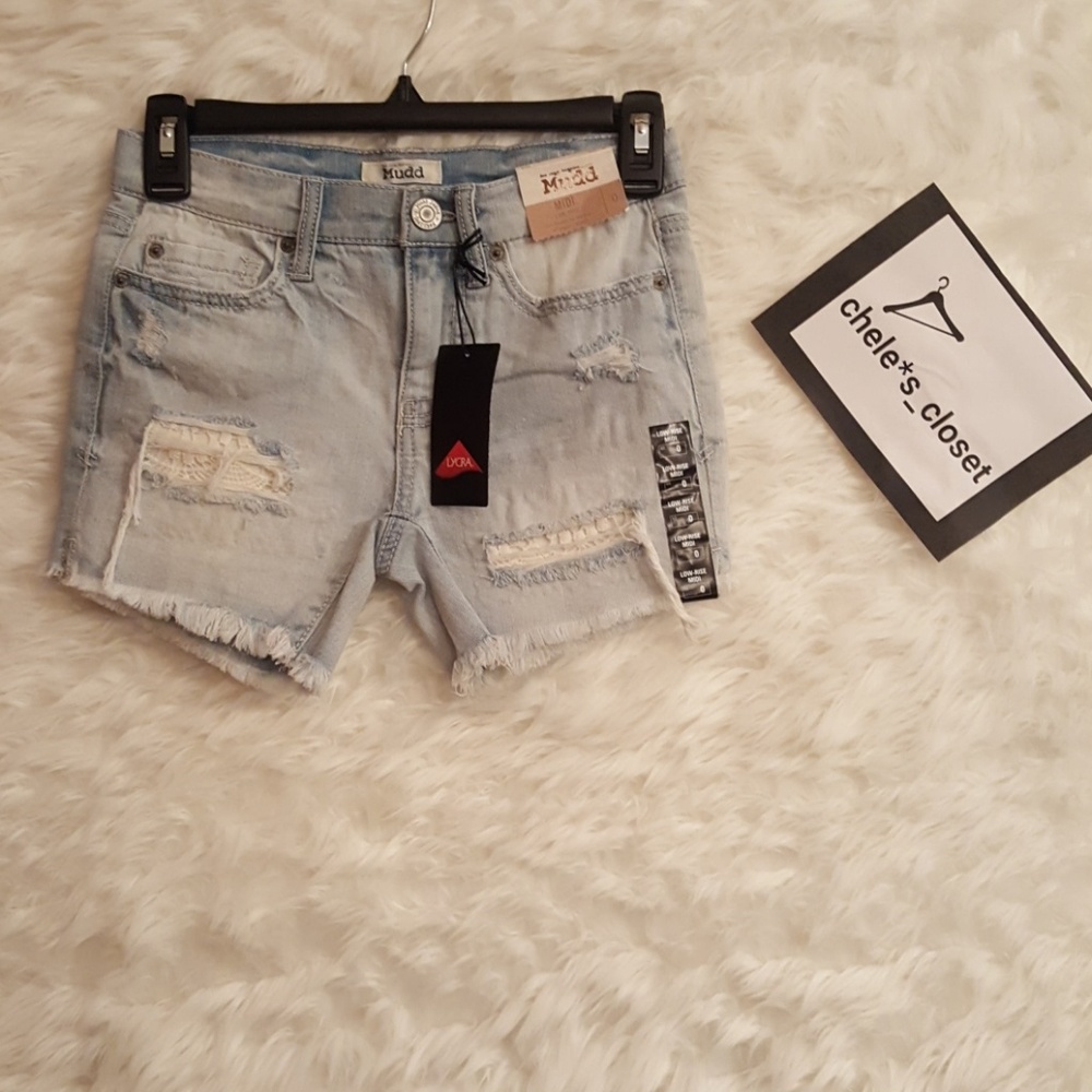 🌹4 for $20 Mudd midi low rise jrs shorts